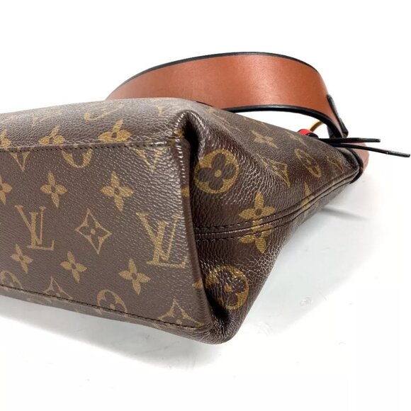 LOUIS VUITTON M43157 Monogram Tuile Reevess Shoulder 2WAY Bag Hand Bag Brown - Picture 7 of 16